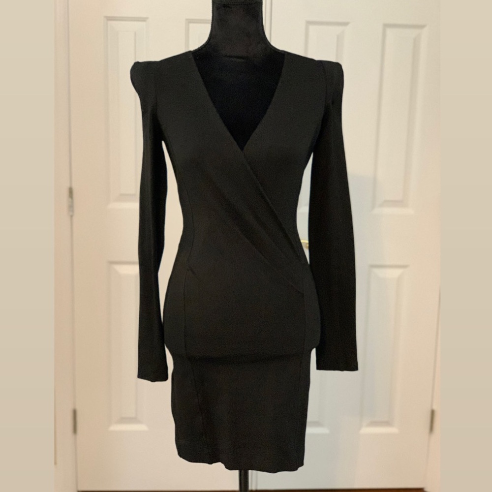 Sexy Black cross over dress